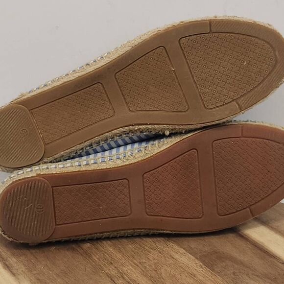 Tory Burch Striped Crab and Shell Espadrilles Women's Size 9.5 - Picture 10 of 10